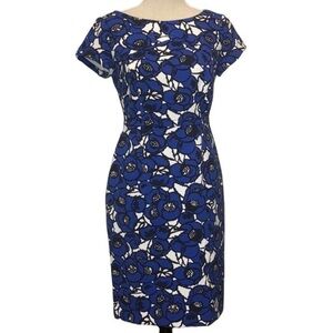 Talbots Blue Floral Dress